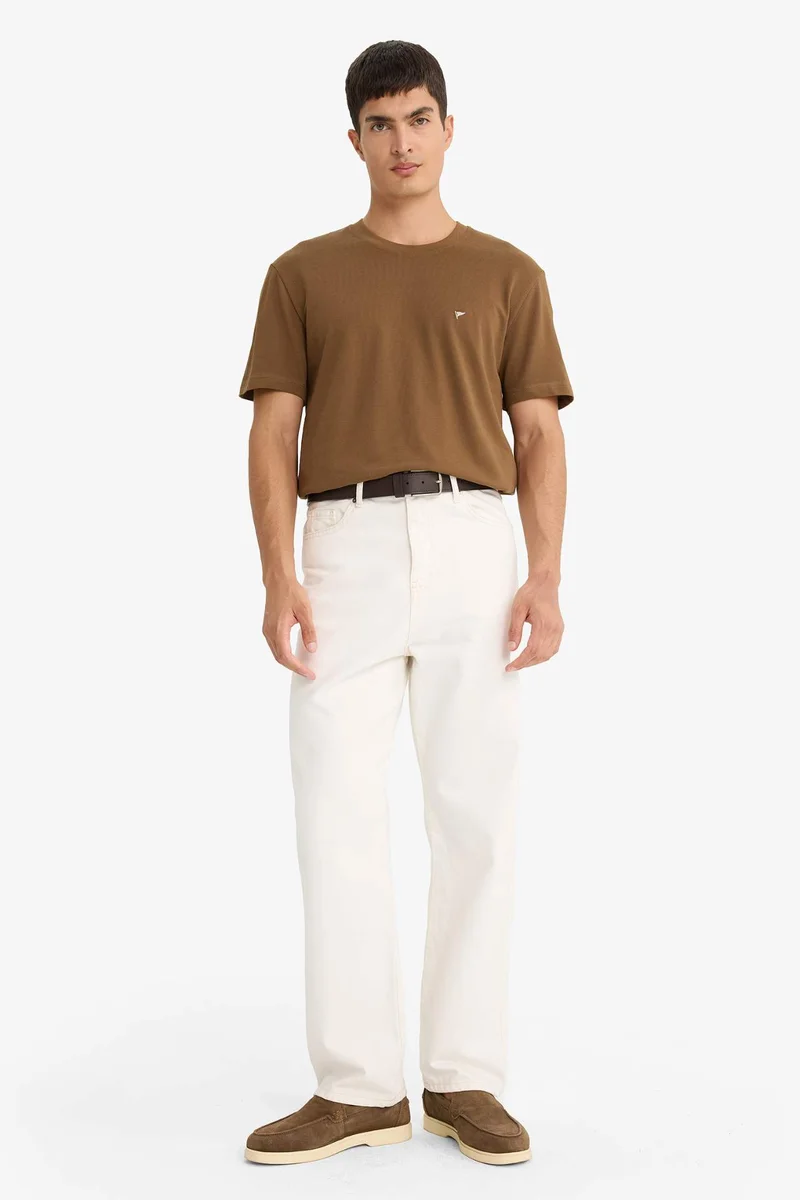 ديفاكتو Pique Short Sleeve T-Shirt