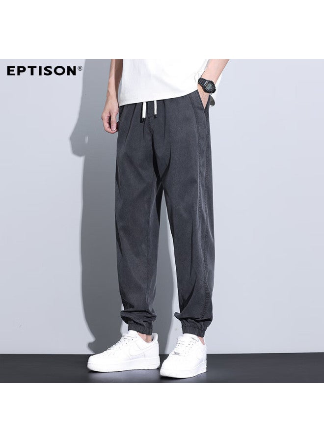 EPTISON Yipintiancheng Summer Lightweight Men's Casual Pants, Harem Trousers For Men, Loose-fitting Joggers For Me - Image 5