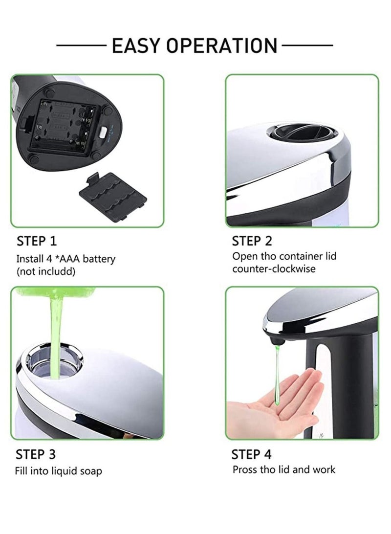 general Automatic Induction Hand Washing Machine Public Hotel Hotel Soap Dispenser Foam Soap Dispenser Household Portable Soap Dispenser 400ML - Image 2