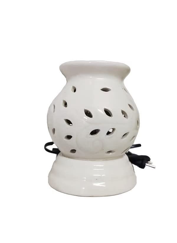 Gratus Naturals Gratus Naturals Matki Shape Ceramic Electric Aroma Diffuser Oil Warmer Decorative Diffuser for Home Water Capacity 45ml  - Image 3