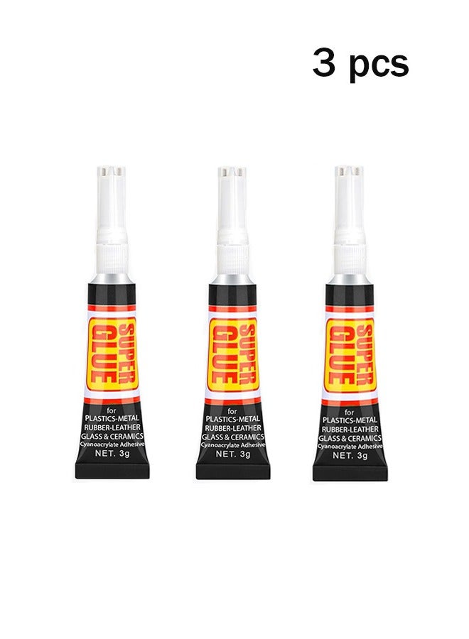 Generic Super Fast Liquid Glue Tube 3g, Pack of 3  - Image 1