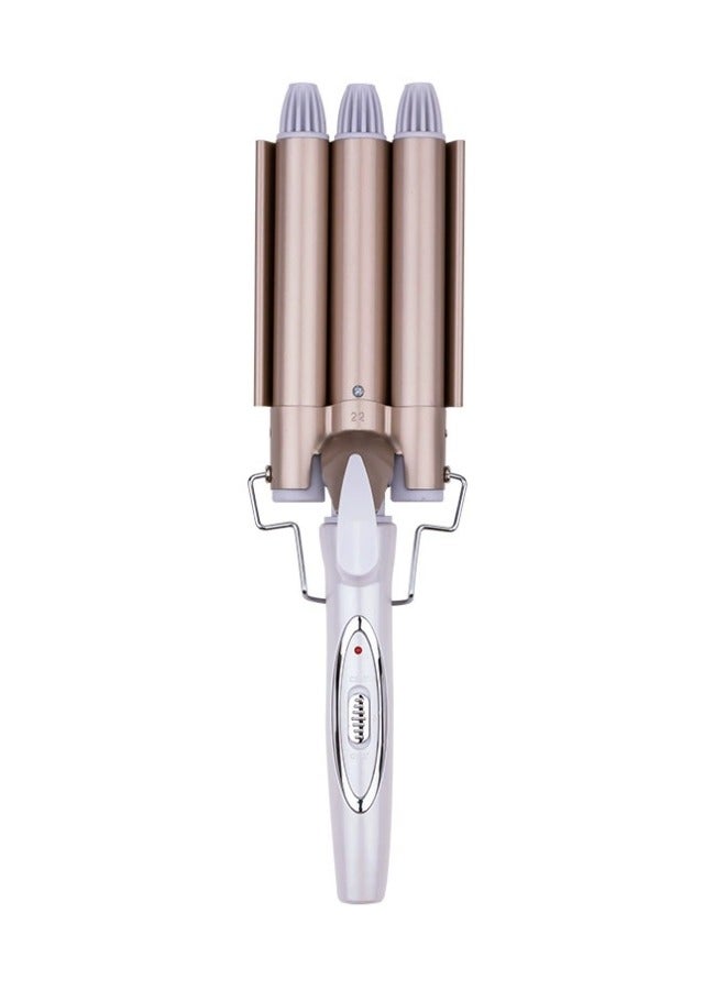 COYO Curling Iron Professional of Adjustable Temperature Triple Barrels Hair Waver, Dual Voltage Fast Heating Hair Styling Tools for All Hair Types - Image 3