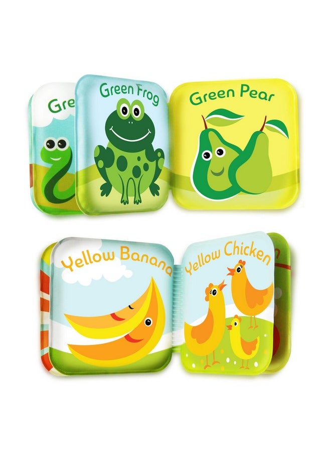 BabyBibi BabyBibi Floating Baby Bath Books for Baby. Kids Learning Bath Toys. Waterproof Bathtime Toys for Toddlers. Kids Educational Infant Bath Toys. (Set of 4: Color Recognition Bath Books)  - Image 2