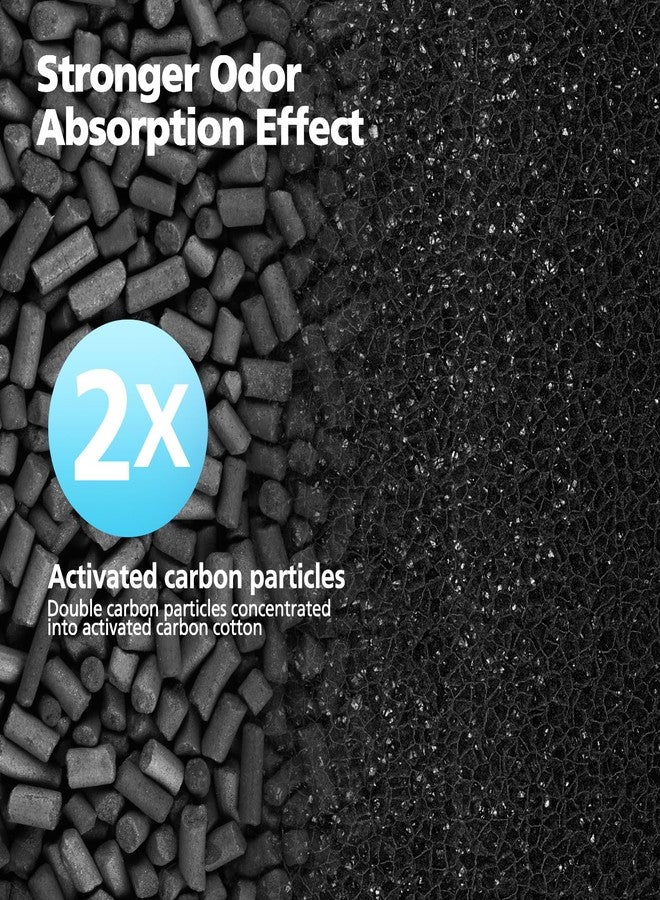 إيزينجو عبوة من قطعتين من فلاتر هواء HEPA HAP604 متوافقة مع أجهزة تنقية الهواء ECOSELF HAP604 للمنازل والغرف الكبيرة. نظام ترشيح ثلاثي الوظائف عالي الكفاءة بزاوية 360 درجة، مناسب لغرف النوم والحيوانات الأليفة، ويغطي مساحة تصل إلى 1076 قدم مربع. - Image 5