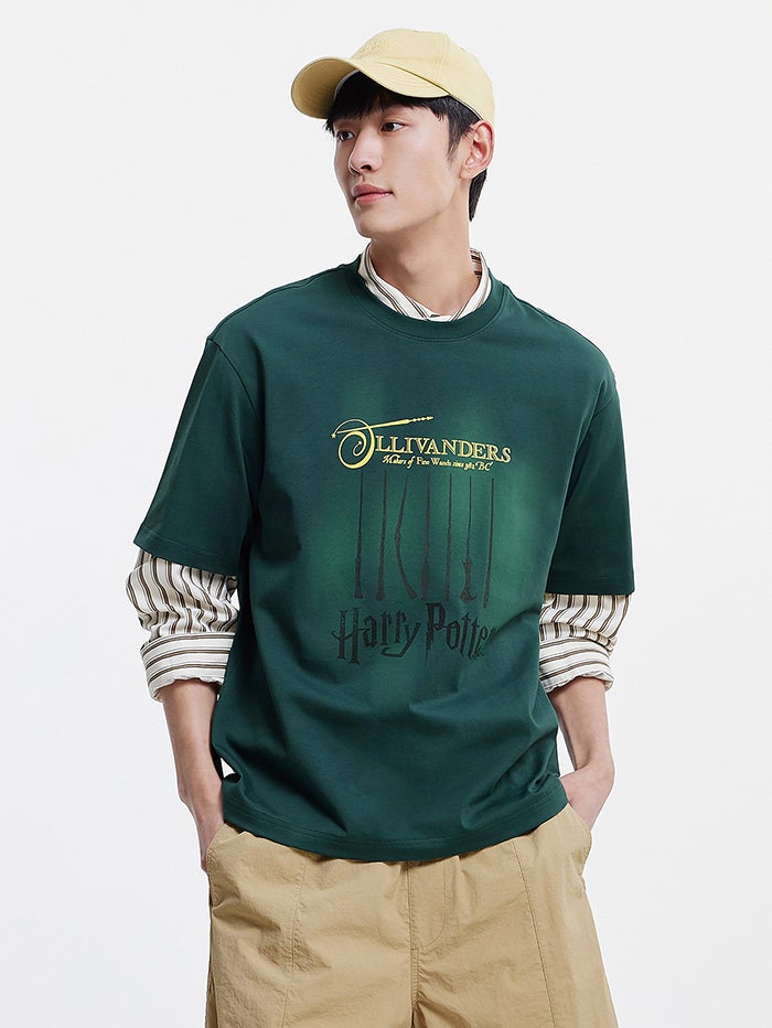 سيمير تيشيرت كاجوال بطباعة أمامية للجنسين - Image 2