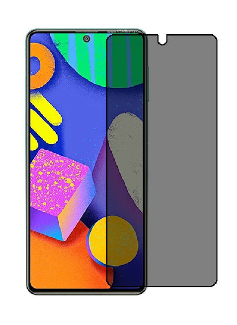 Tempered Glass Screen Protector Anti-Spy Privacy Designed For Samsung Galaxy F62 Full Screen Coverage And Bubble Free - Image 1