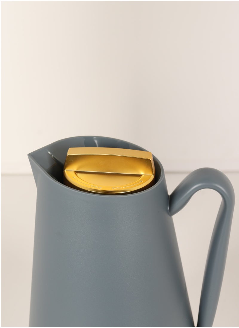 HOMEVEO Luxury 1-liter tea and coffee thermos set - elegant design with golden touches, golden base and golden lid - high-quality thermal insulation that retains heat for long periods  - Image 2