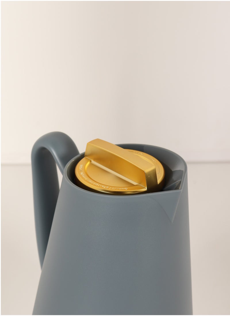 HOMEVEO Luxury 1-liter tea and coffee thermos set - elegant design with golden touches, golden base and golden lid - high-quality thermal insulation that retains heat for long periods  - Image 3