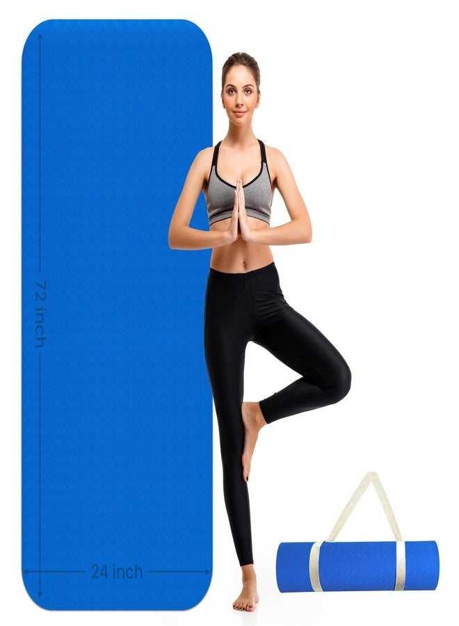 Slovic Yoga Mat for Women [4 MM] | Exercise Mat for Home | Non-Slip Yoga Mat for Men | Workout Mat For Kids | Gym Mat for Indoor Excercise | EVA - Image 1