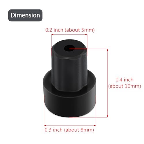 Charbrofire SDA-00189300 W10919249 Rubber Feet for Samsung NX58M6630SS NX58F5500SS NX58R5601SS NX58H5600SS/AA NX58J5600SG NX58J5600SG/AA Whirlpool Grate Rubber Feet HP Gas Stove Parts 14 Packs - Image 3