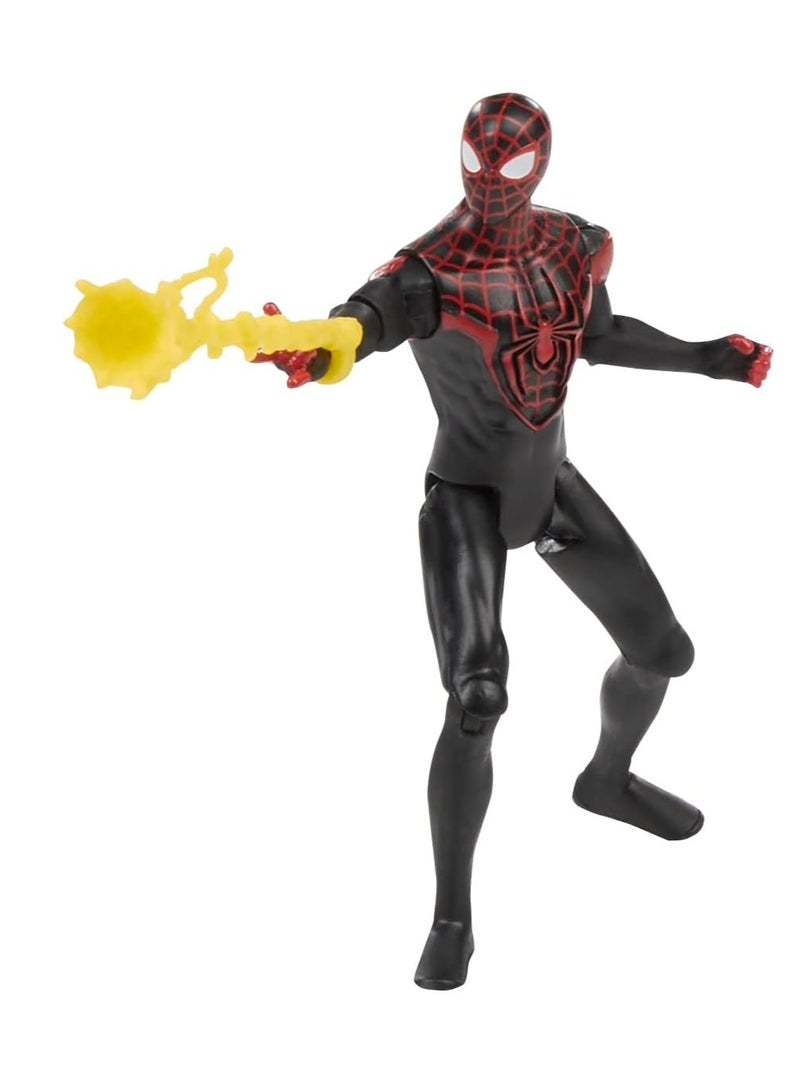 SPIDERMAN Marvel Spider-Man Miles Morales Action Figure - 4 Inches - Image 4