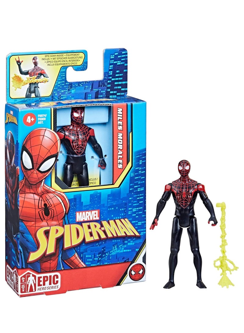 SPIDERMAN Marvel Spider-Man Miles Morales Action Figure - 4 Inches - Image 1