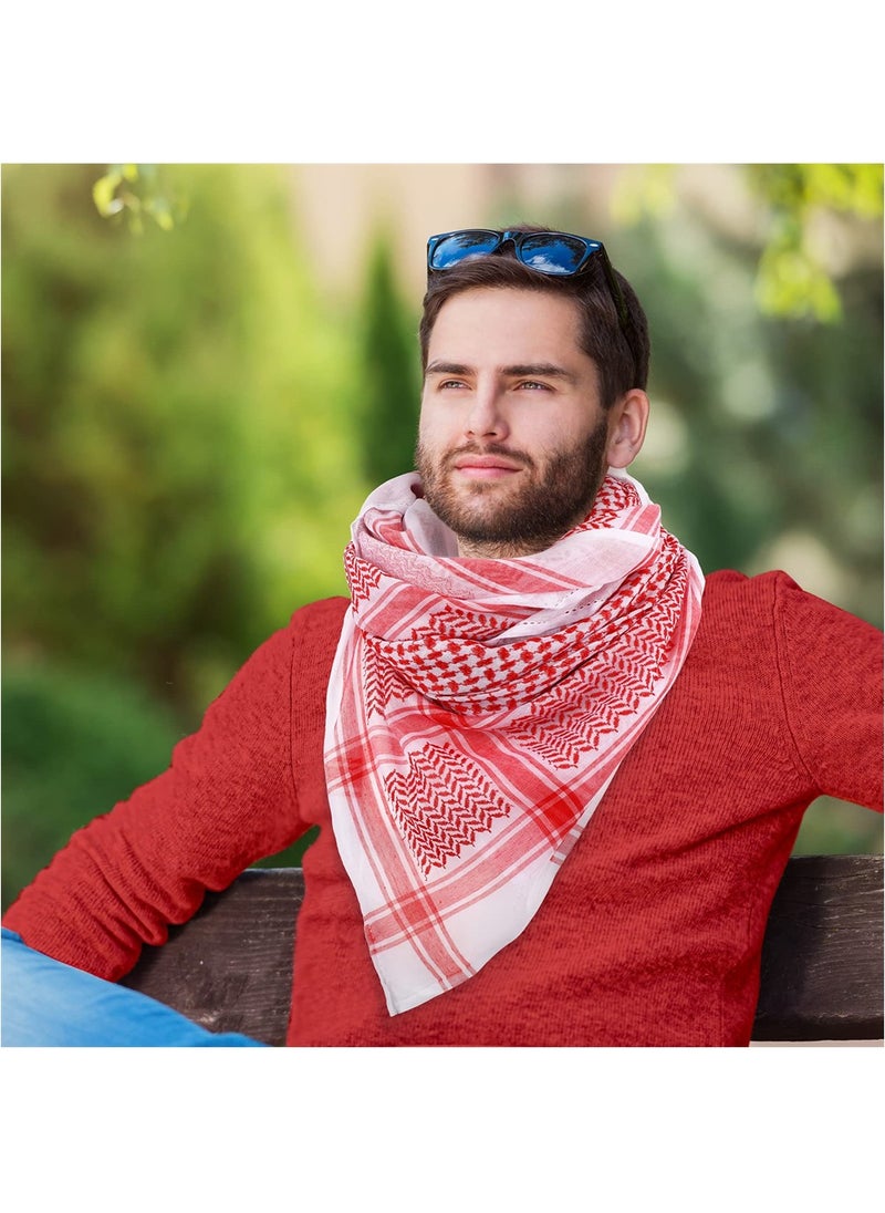 Arab Keffiyeh Shemagh Turban, Arabian Costume Muslim Headscarf with Aqel Rope, Middle Eastern Desert Arabian Shawl Palestine Traditional Arabia Headscarf for Men, 2 Patterns - pzsku/Z3E75EC895D42B00837DDZ/45/_/1698454930/d00c6e7c-499e-45a9-a171-9e22e47f660d