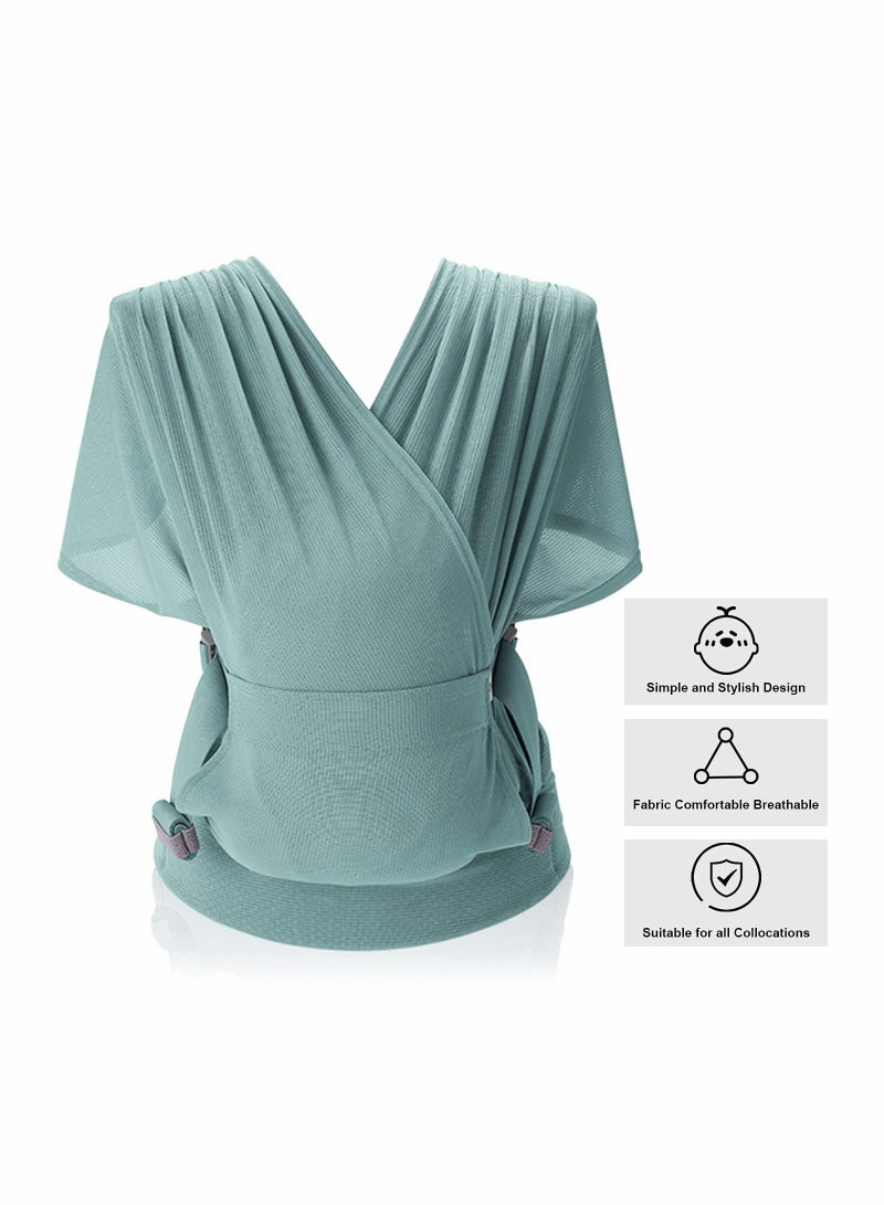 Excefore Baby Wrap Carrier Slings, Adjustable Baby Carrier Newborn to Toddler Original Stretchy Infant Sling, Perfect for Newborn Babies and Children up to 35 lbs - Image 4