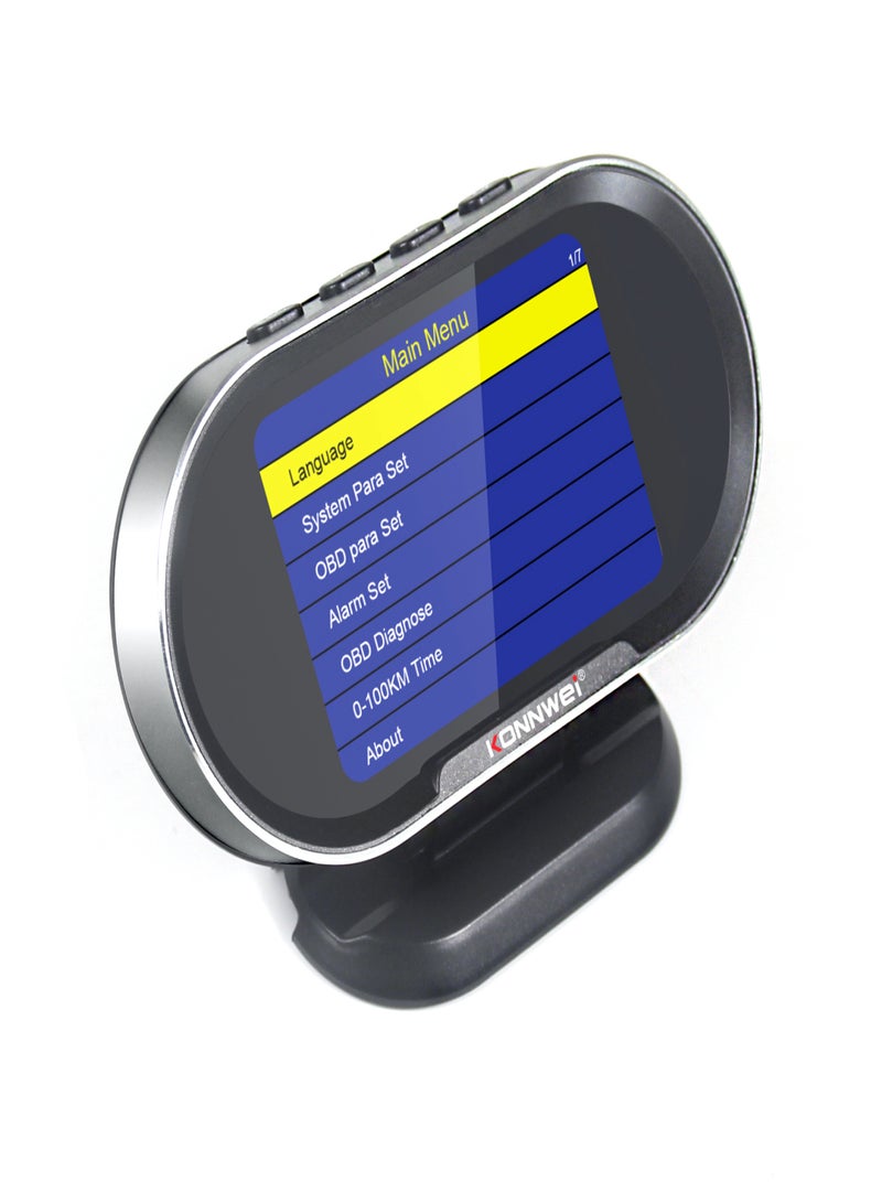 KONNWEI HUD 3.5in Hud Head Up Display Car Speedometer OBDII Smart Digital Trip Computer OBDII Scanner OBDII Diagnostic Tool Speed Alarm - Image 5
