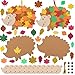 Fennoral 12 Pack Hedgehog Crafts for Kids Make You Hedgehog Foam Stickers DIY Autumn Art and Craft for Boys Girls Party Supply Art Activities Birthday Gifts Fall Thanksgiving Decoration - Image 3
