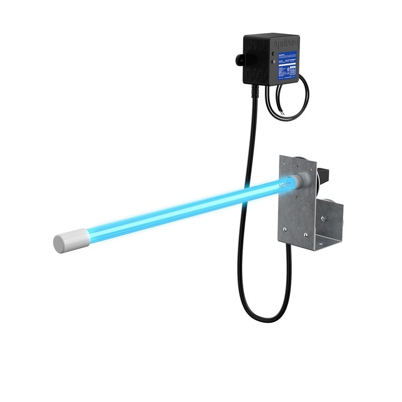 AprilAire AUV24V Residential WholeHouse Ultraviolet Light UVC Chemical Free Coil Cleaner 16 Bulb 254nm 17W 24V Two HVAC Mounting Options - Image 1