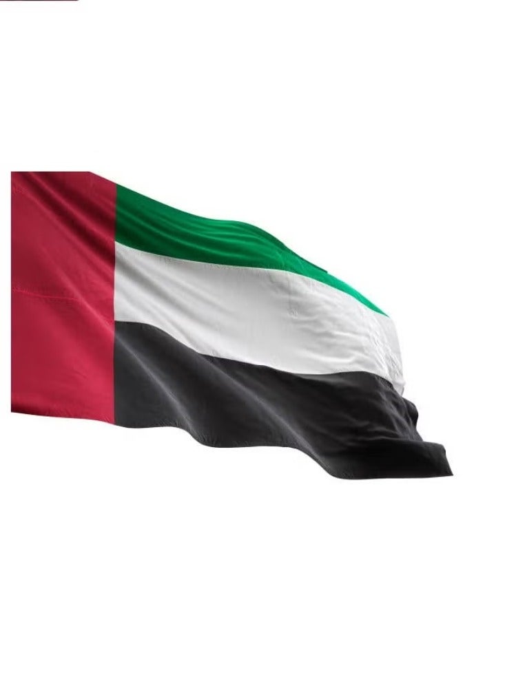 دريمزون علم الإمارات العربية المتحدة بطول 80 بوصة، علم اليوم الوطني الإماراتي مخيط بمادة البوليستر القوية، ومتانة طويلة في الداخل والخارج - Image 1