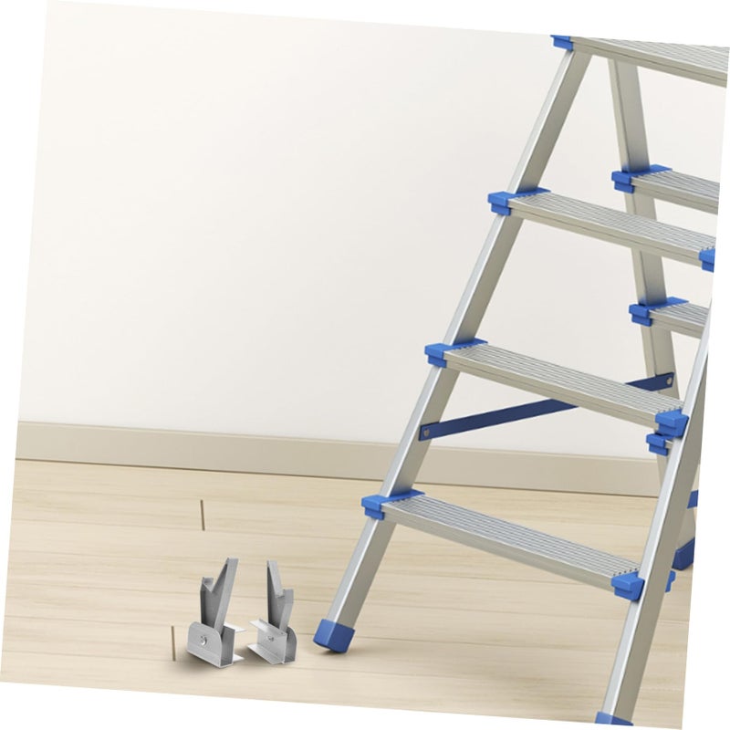 2 Pcs Aluminum Alloy Telescopic Ladder Hook Stabilizer Replacement for Home Folding Ladder - Image 5