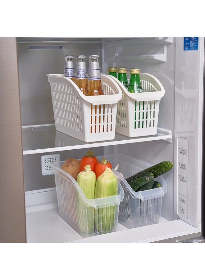 Clear Plastic Storage Bins with Handles for Pantry Organization, Kitchen Cabinet Organizer, Refrigerator and Freezer Storage Containers, Large Transparent Home Organization Bins for Food Storage, Cans, Snacks, Fruits, Vegetables, Spices, Cleaning Supplies – Pantry Organizer Bins for Kitchen, Fridge Organizer Bins, Cabinet Organizers for Home, Laundry Room, Office, Closet and Garage – Clear Stackable Storage Baskets for Complete Home Organization and Decluttering - Image 2