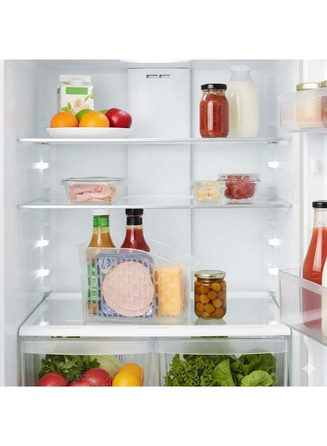 Clear Plastic Storage Bins with Handles for Pantry Organization, Kitchen Cabinet Organizer, Refrigerator and Freezer Storage Containers, Large Transparent Home Organization Bins for Food Storage, Cans, Snacks, Fruits, Vegetables, Spices, Cleaning Supplies – Pantry Organizer Bins for Kitchen, Fridge Organizer Bins, Cabinet Organizers for Home, Laundry Room, Office, Closet and Garage – Clear Stackable Storage Baskets for Complete Home Organization and Decluttering - Image 5