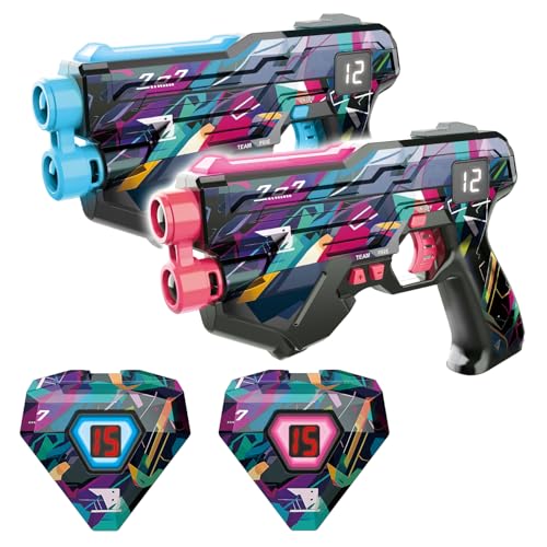Winyea Tag Laser Tag Guns with Vests Set of 2 Lazer Tag Game for Kids Teens Adults Fun Outdoor Teenage Game Activities Easter Toy Gift for Teenage Ages 8 9 10 11 12Year Old Boy Girls - Image 5