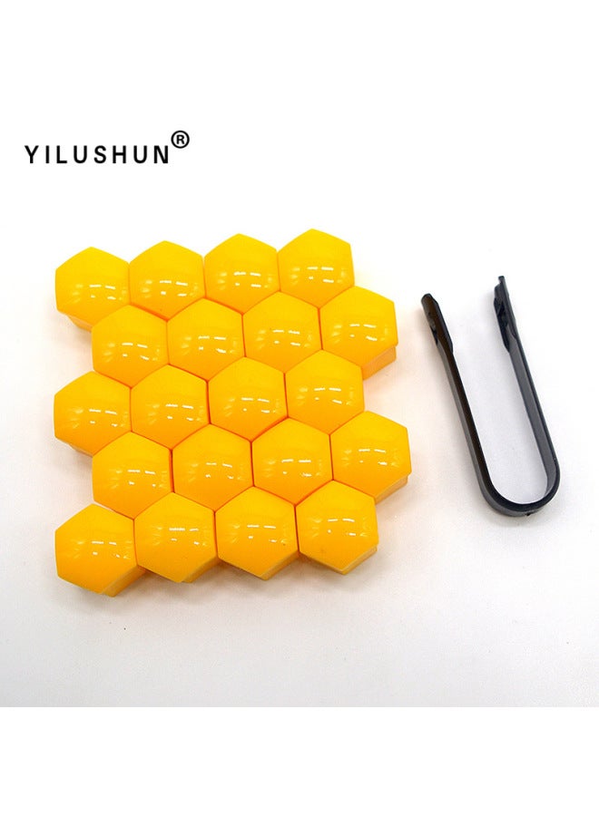 17mm19mm21mm General Auto Parts Tire Screw Cap Wheel Hub Decorative Plastic Shell Nut Protective Cover