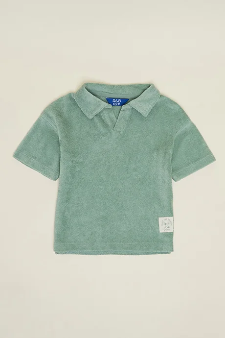R&B Solid Shirt & Shorts Set