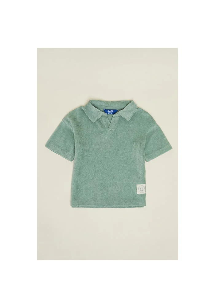 أر أند بي Solid Shirt & Shorts Set