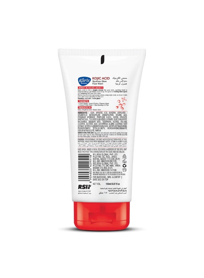 KARIS Kojic Acid Spotless Glow Face Wash - Image 2