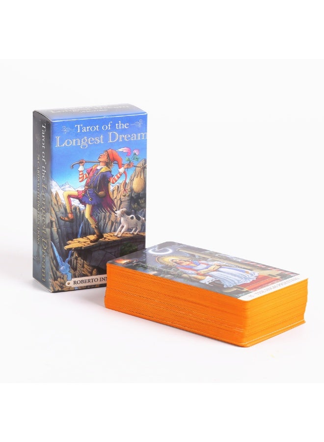NIBEMINENT The Longest Dream Tarot Deck (78-card set, with user manual), is highly suitable for Tarot enthusiasts and tabletop game lovers. - Image 2