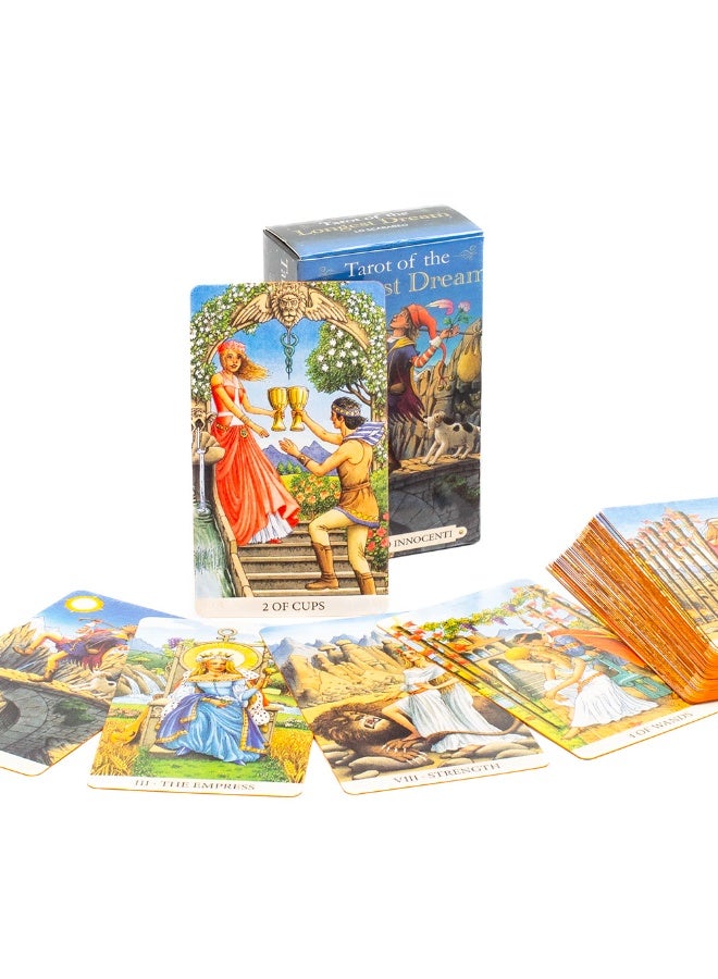 NIBEMINENT The Longest Dream Tarot Deck (78-card set, with user manual), is highly suitable for Tarot enthusiasts and tabletop game lovers. - Image 3