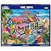White Mountain 1000 Piece Jigsaw Puzzle Summer Beach Shop Puzzles with Large Pieces Gift for Adults and Family 24x30 Surf Shack - Image 4