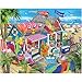 White Mountain 1000 Piece Jigsaw Puzzle Summer Beach Shop Puzzles with Large Pieces Gift for Adults and Family 24x30 Surf Shack - Image 2
