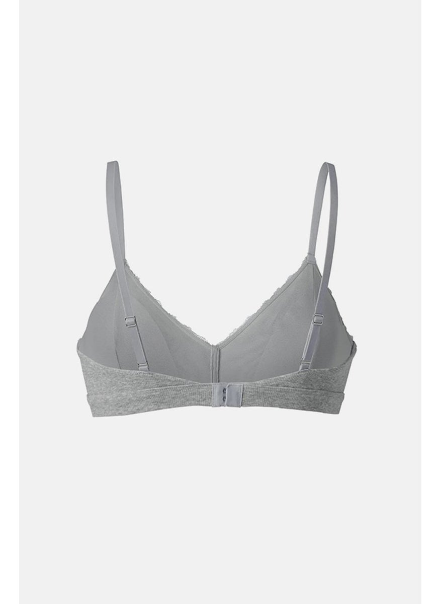 Women Rib Soft Padded Underwire Bra, Grey - pzsku/Z3E771AD5263396D29846Z/45/_/1737642240/2c167a1a-9581-4684-9364-9498e42c198b