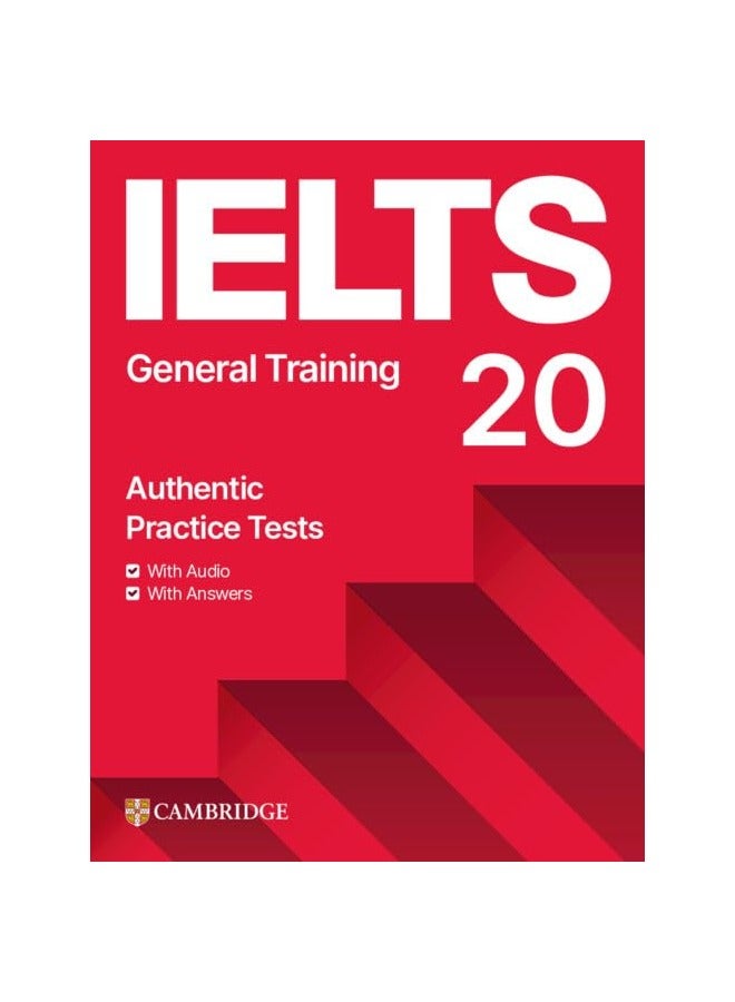 كتاب اختبار IELTS 20 للتدريب العام للطلاب مع الإجابات وحزمة رقمية