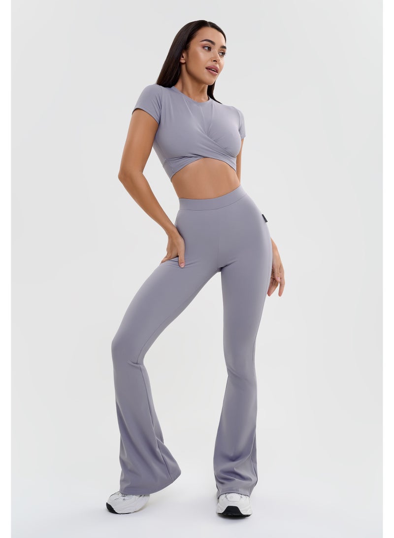 Bona Fide Workout Tops for Women - Short/Long Sleeve Compression Shirt - Breathable Tight Crop Top for Gym, Running, Yoga - Image 2