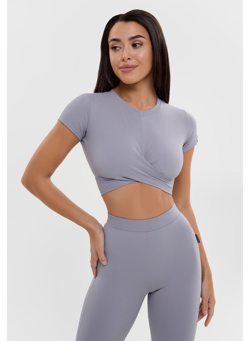 Bona Fide Workout Tops for Women - Short/Long Sleeve Compression Shirt - Breathable Tight Crop Top for Gym, Running, Yoga - Image 1