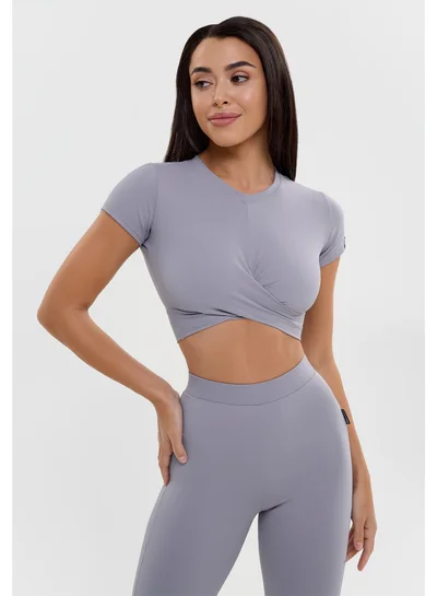 بونا فيدي قمصان تمارين بونا فايد للنساء - ضاغطة بأكمام قصيرةطويلة - بلوزة قصيرة ضيقة مسامية للجيم والجري واليوغا