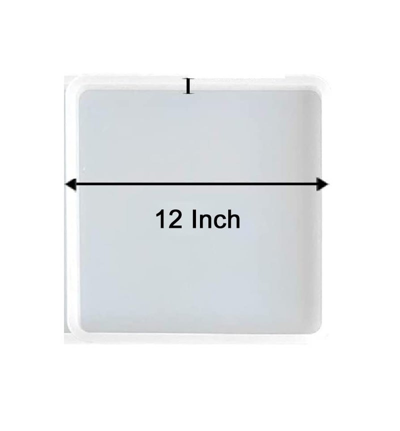 ARTOOL Square Shape Tray Resin Art Mold Creative DIY Multipurpose Silicone Coaster Epoxy UV Resin Square Frame Mould Inch 12x12 Inch Set of 1 (D69) - Image 3