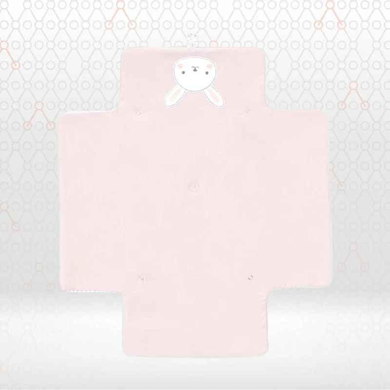 جينزبيبي Hero Embroidered Diaper Changing Bag Bunny