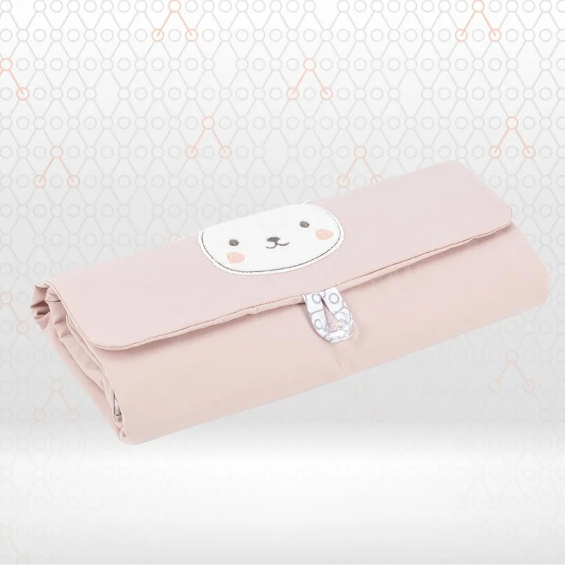 جينزبيبي Hero Embroidered Diaper Changing Bag Bunny