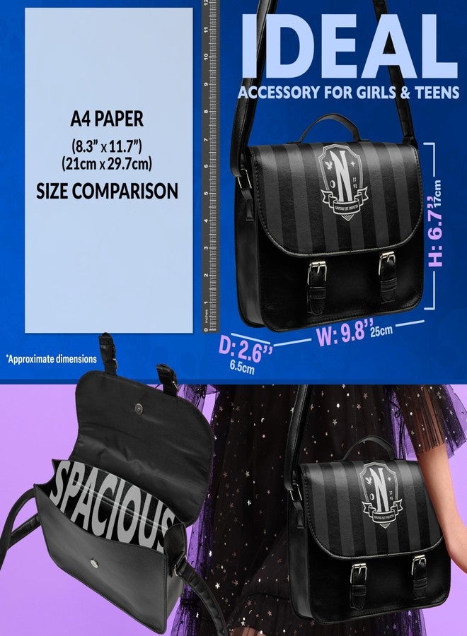 Wednesday Girls Satchel Bag - Image 3
