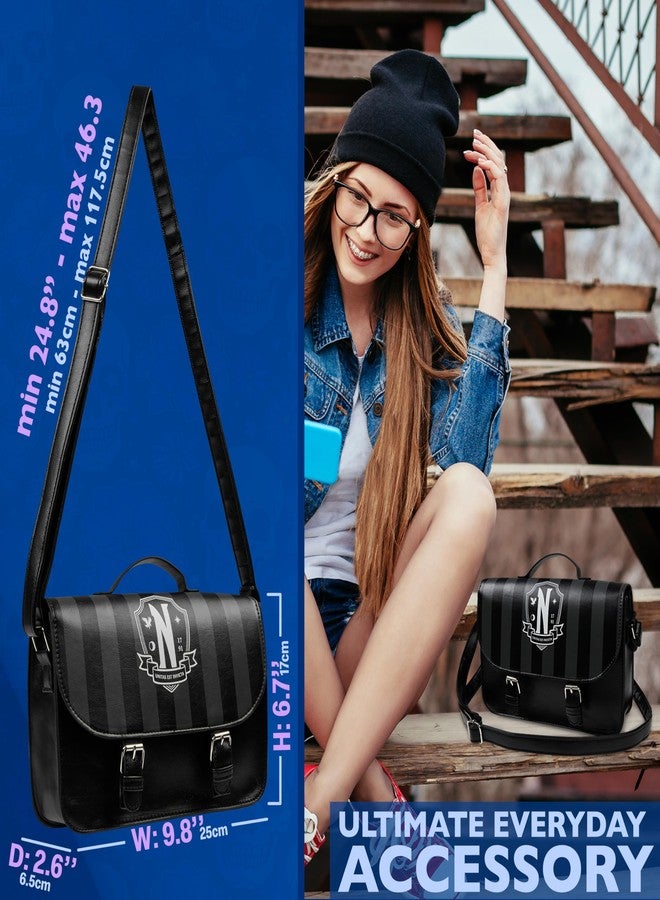 Wednesday Girls Satchel Bag - Image 2