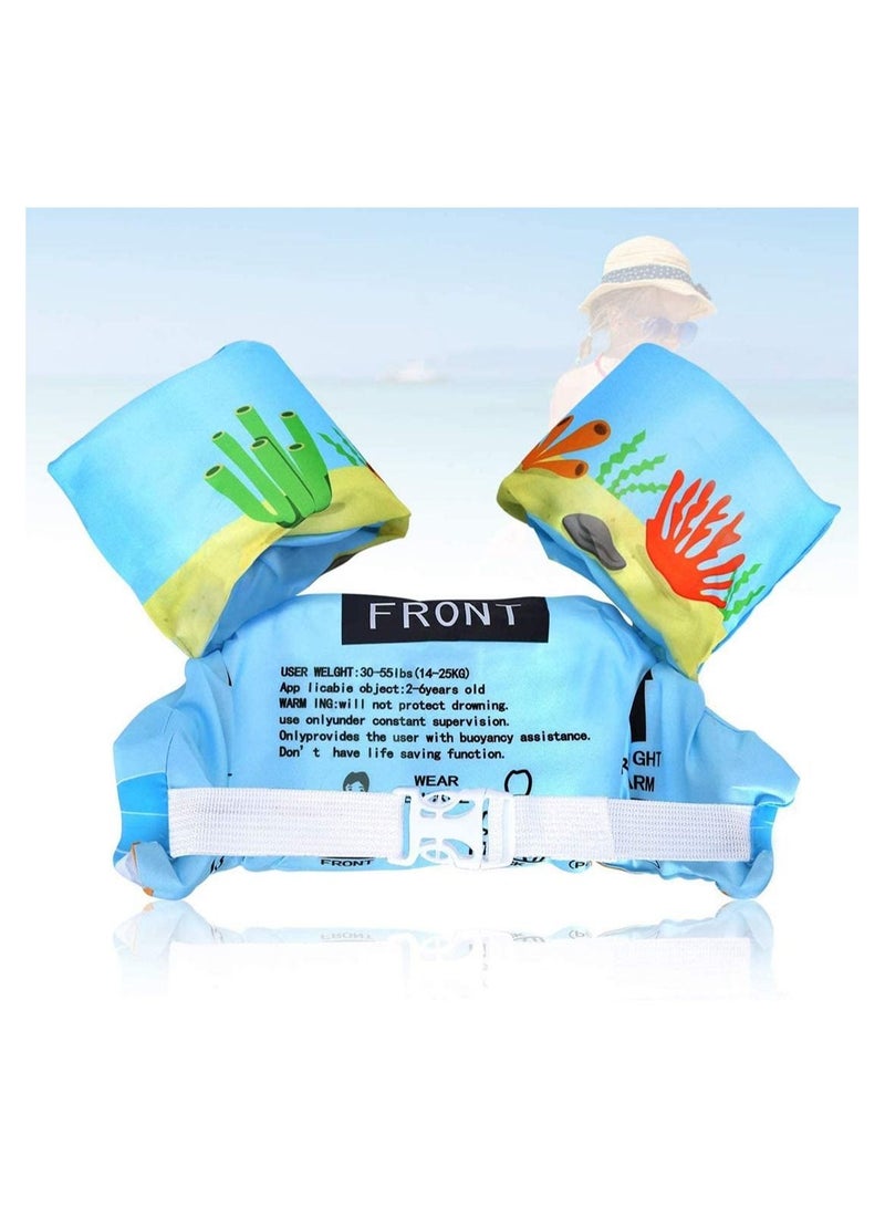 AMERTEER Swimming Float Vest Kids Toddler Swim Training Jacket Arm Floats Bands For Baby Children Girls and Boys Learn to Swim - Image 3