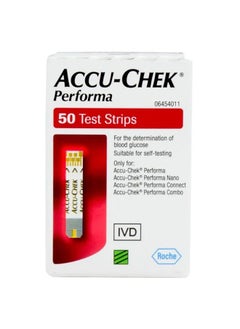 Generic Roche Diagnostics Accu-Chek Performa Blood Glucose Test Strips-50Nos  - Image 2