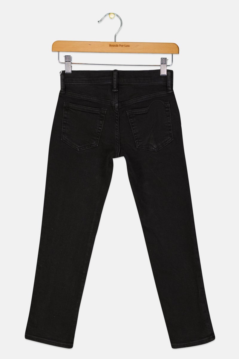 GAP Kids Boy Washed Denim Jeans, Black - Image 2