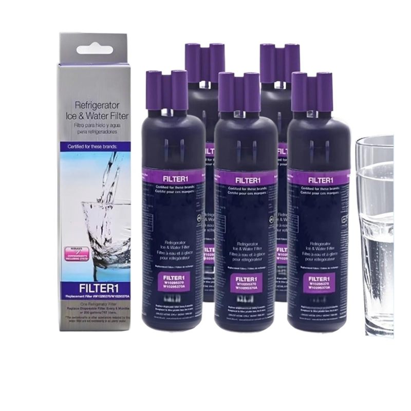 Water Filter Replacement - Purple Compatible Water Filter Cartridge for Home Kitchen Refrigerator - Image 2