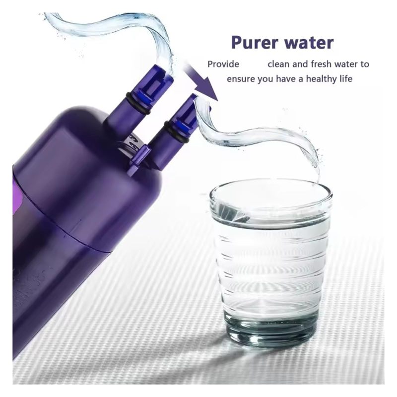 Water Filter Replacement - Purple Compatible Water Filter Cartridge for Home Kitchen Refrigerator - Image 5