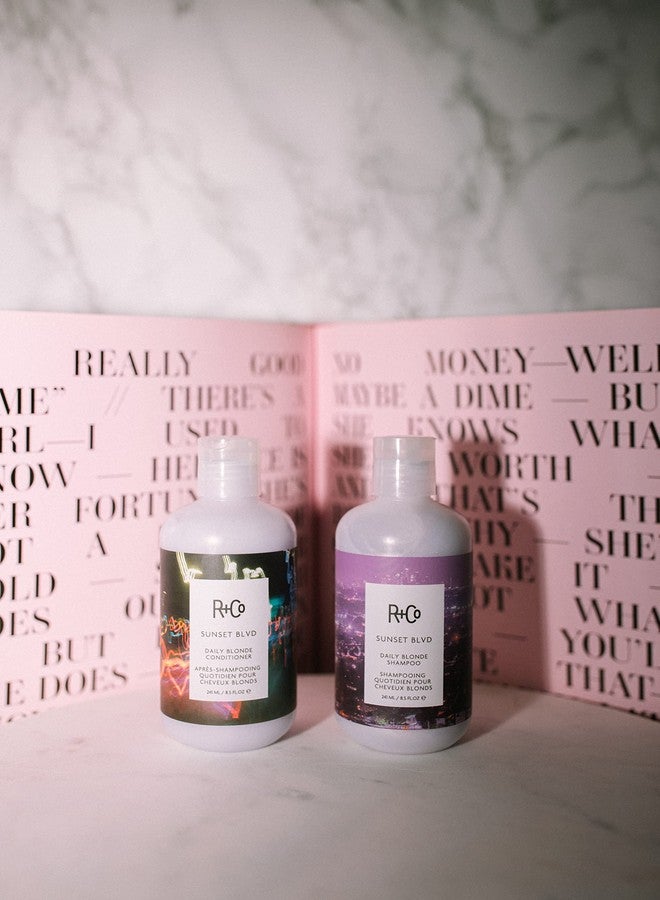 R+Co Sunset Blvd Daily Blonde Shampoo + Conditioner Duo 8.5 Fl Oz (Set of 2) - Image 5